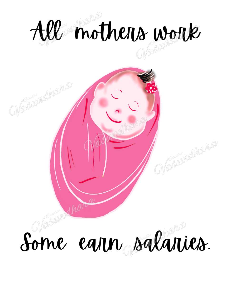 Zipper Tote Bag - Working Moms