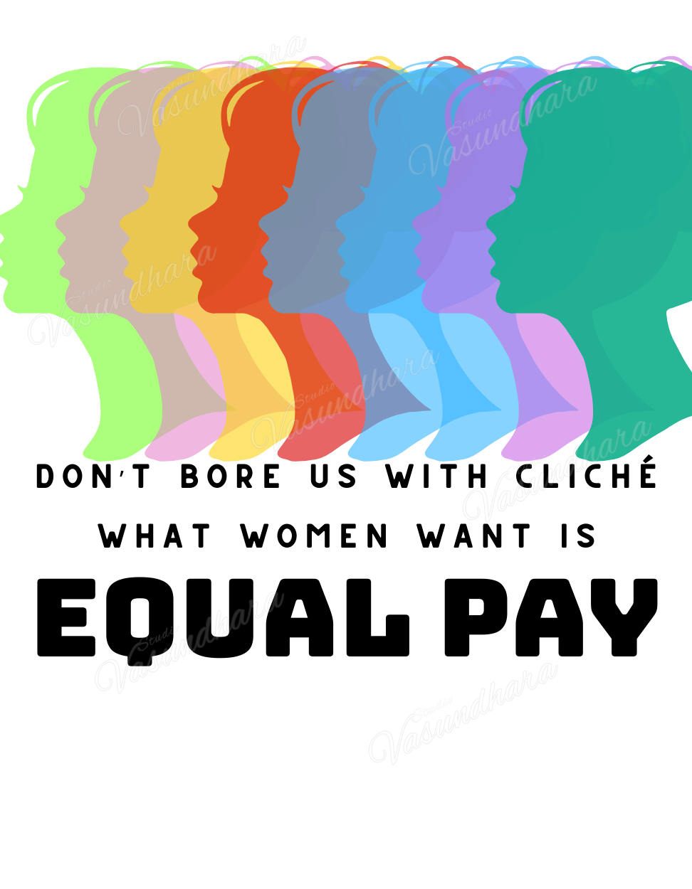 Zipper Tote Bag - Equal Pay