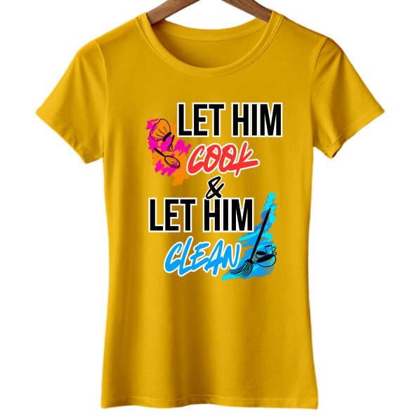 Quirky Women's tees - Cook and Clean