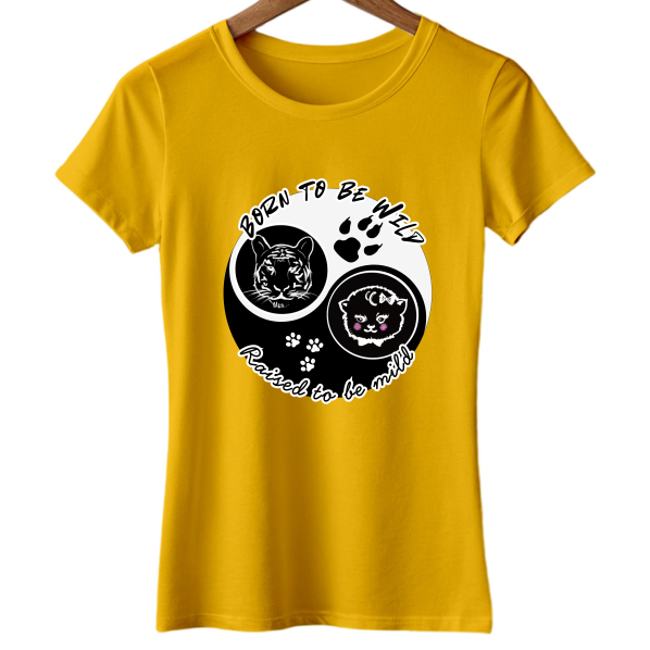 Quirky Women's tees - Wild and Mild