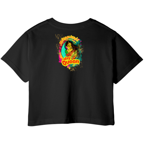 Crop top  - Menaminukki - Back print