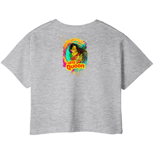 Crop top  - Menaminukki - Back print