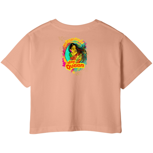 Crop top  - Menaminukki - Back print