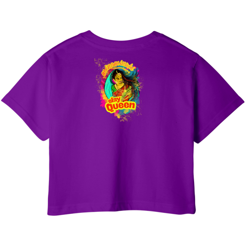 Crop top  - Menaminukki - Back print