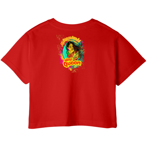 Crop top  - Menaminukki - Back print