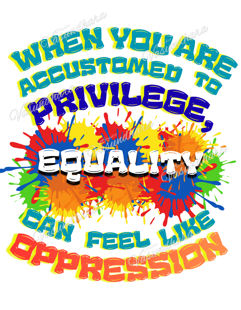 Quirky Women's tees - Equality