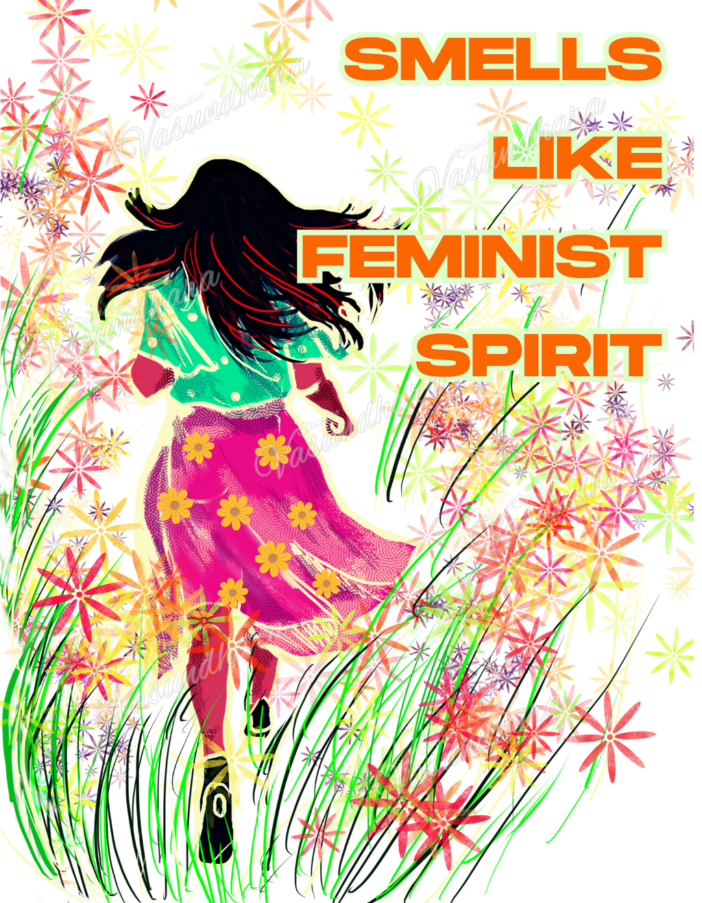 Zipper Tote Bag - Feminist Spirit