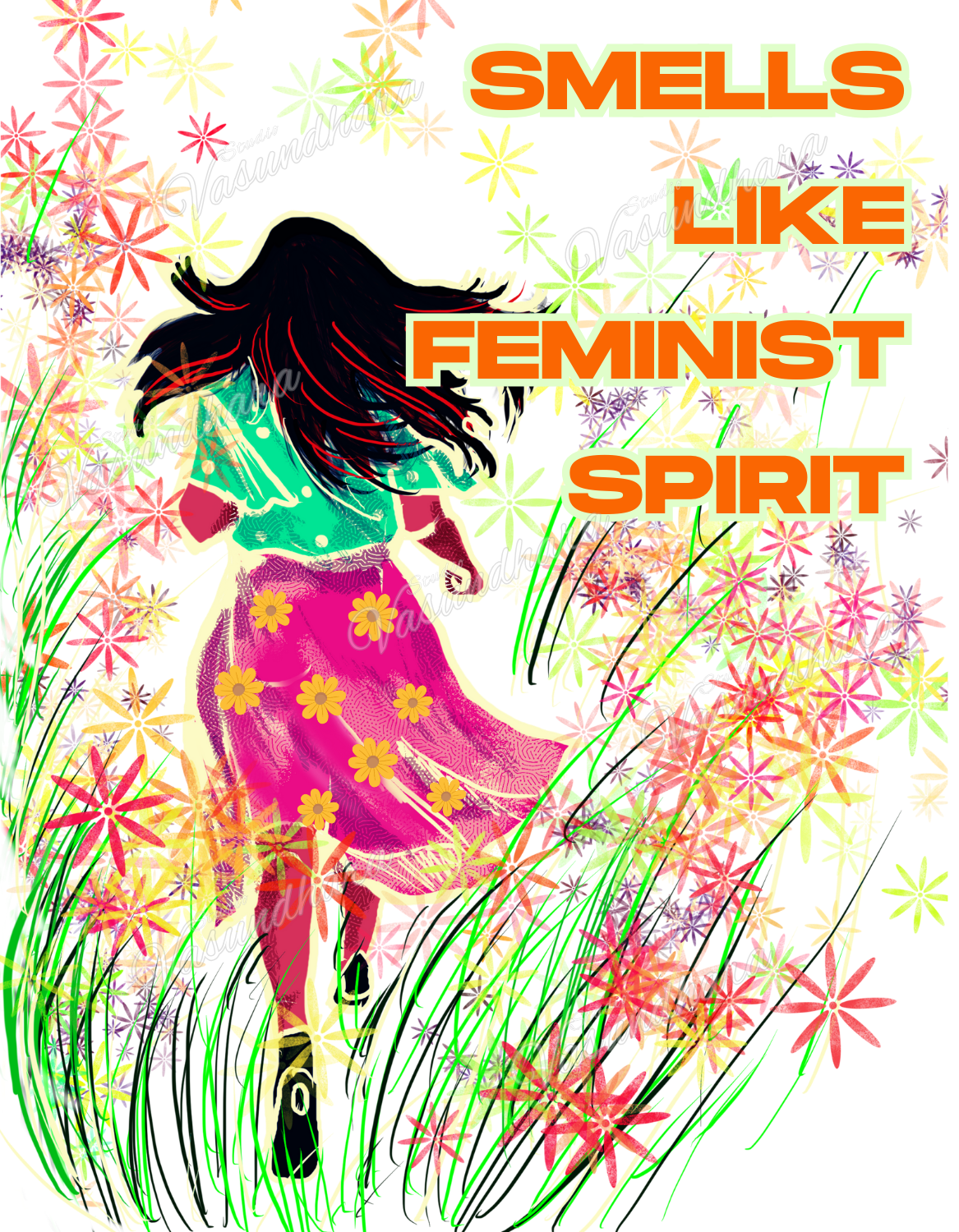 Zipper Tote Bag - Feminist Spirit