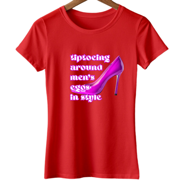 Quirky Women's tees - Stillettoes