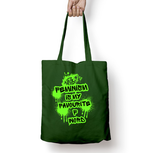 Zipper Tote Bag - Feminism