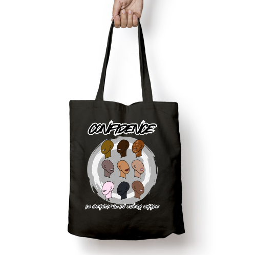 Zipper Tote Bag - Confidence