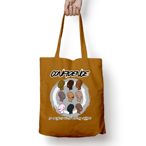 Zipper Tote Bag - Confidence