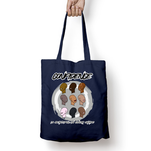 Zipper Tote Bag - Confidence