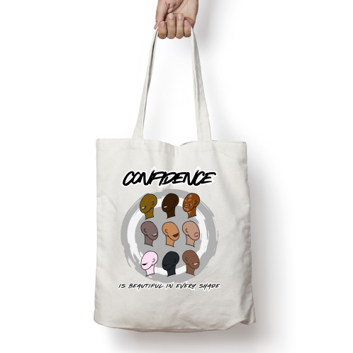 Zipper Tote Bag - Confidence