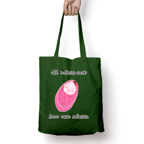 Zipper Tote Bag - Working Moms