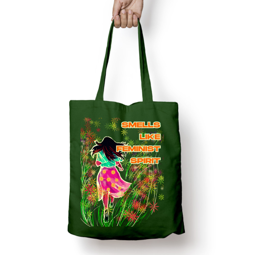 Zipper Tote Bag - Feminist Spirit