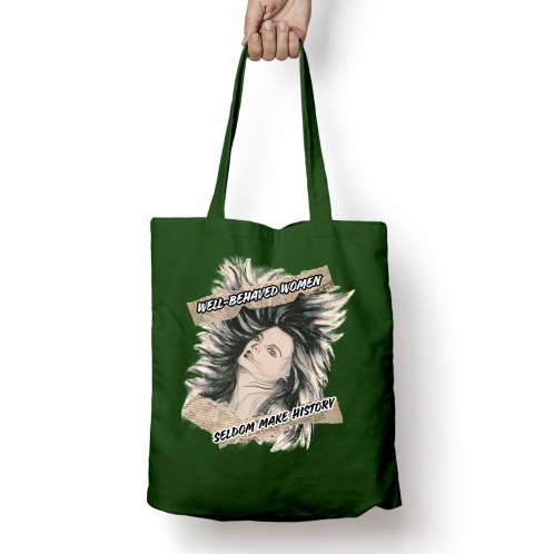 Zipper Tote Bag - Well Behaved Women