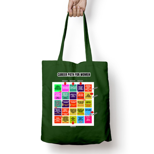 Zipper Tote Bag - Career Path