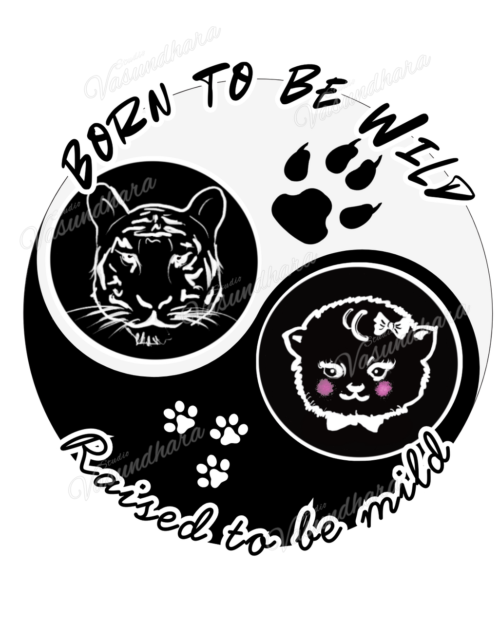 Quirky Women's tees - Wild and Mild