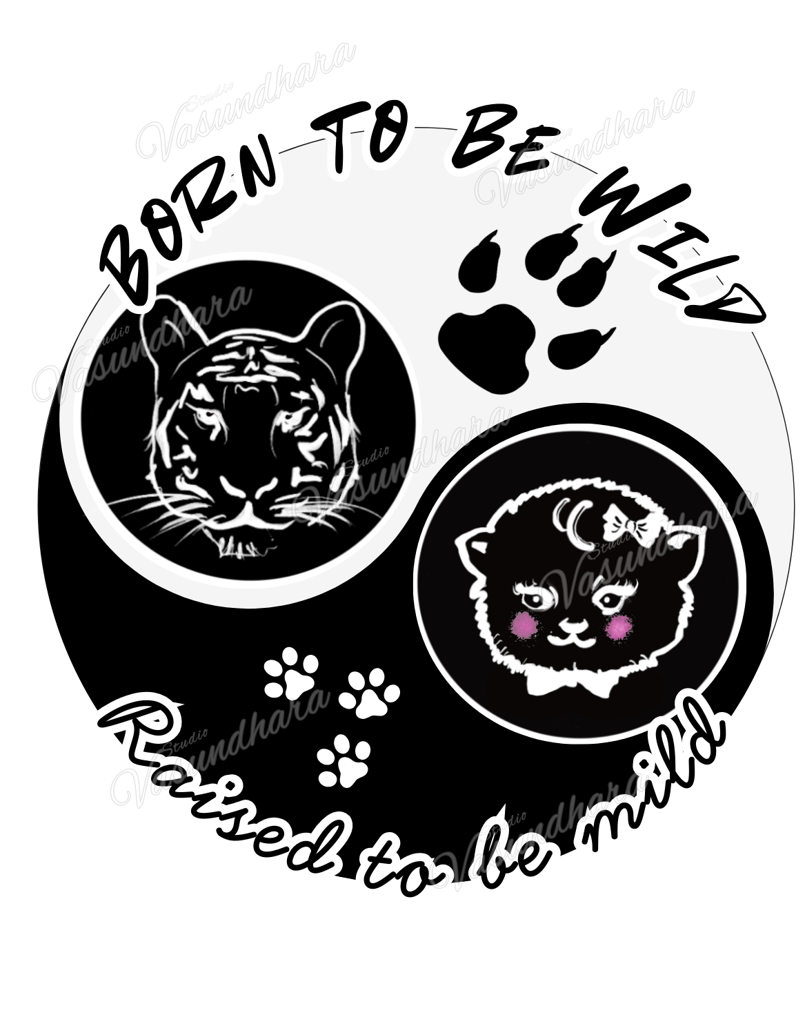 Quirky Women's tees - Wild and Mild